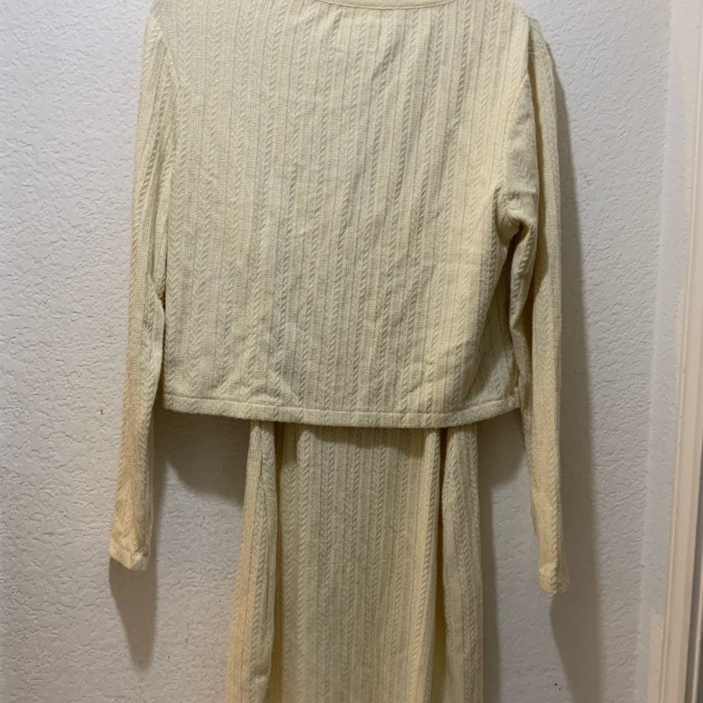 SAYLOR Tirzah Sweater Dress in Ivory XS - Picture 7 of 14